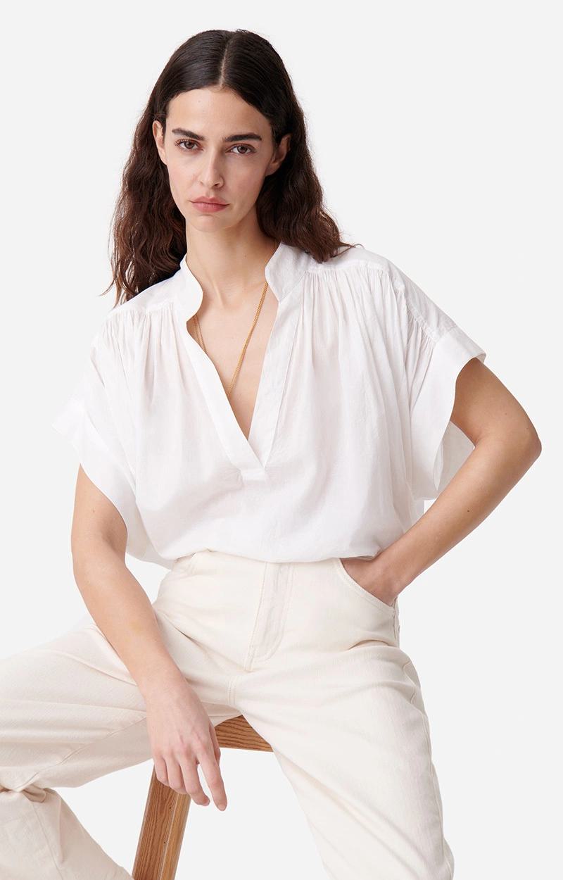 Blouse 4eva42-v09005 Blanc