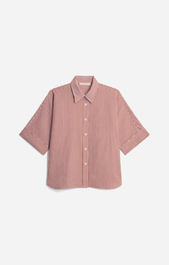 Vanessa Bruno | Striped Bobby Shirt - Caramel