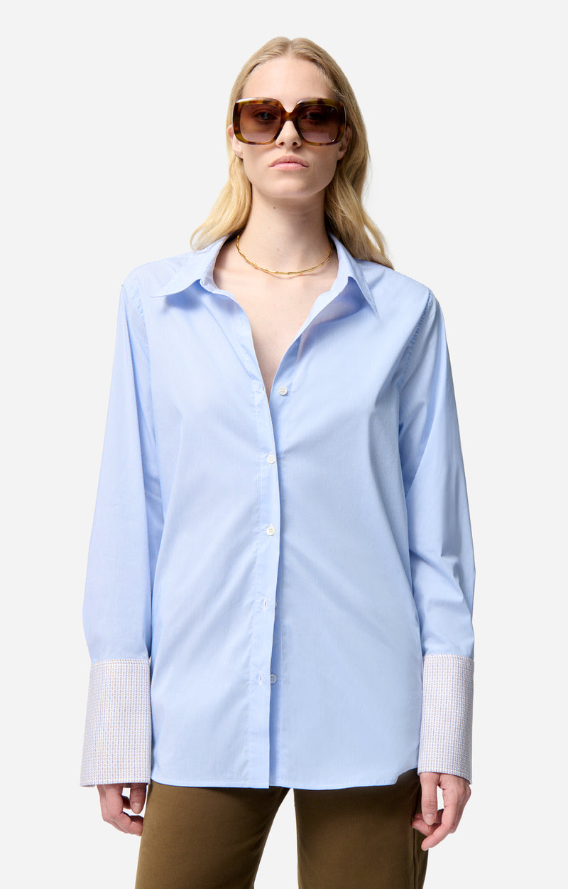 Shirt 5hva19-v09827 Ciel