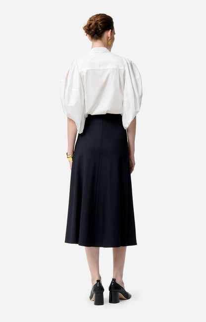 Vanessa Bruno | BOUSHRA Flared Midi Skirt - Marine