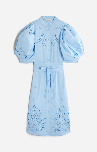 Vanessa Bruno | Flora Embroidered Dress - Azur