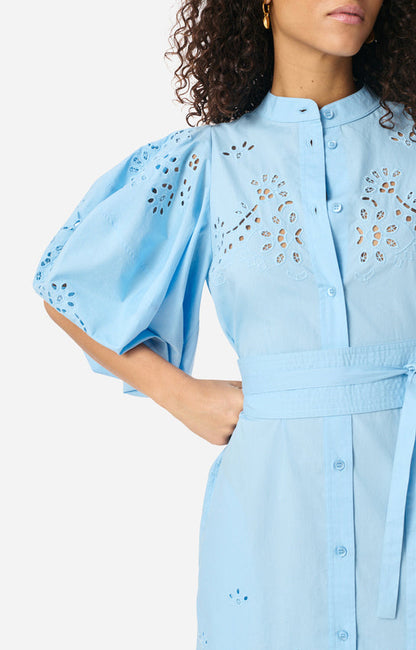 Vanessa Bruno | Flora Embroidered Dress - Azur