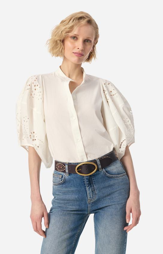 Vanessa Bruno | Félicie Puff-Sleeve Cotton Blouse - Ecru