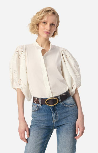 Vanessa Bruno | Félicie Puff-Sleeve Cotton Blouse - Ecru