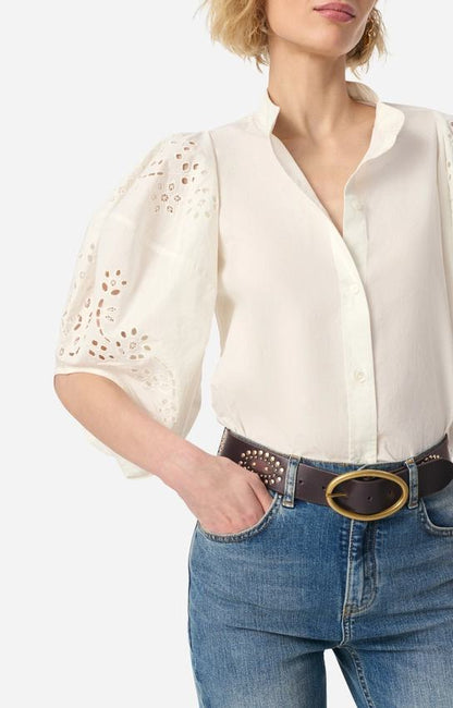 Vanessa Bruno | Félicie Puff-Sleeve Cotton Blouse - Ecru