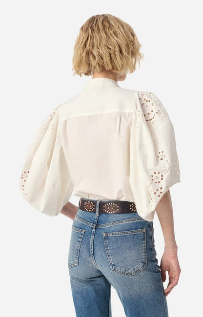 Vanessa Bruno | Félicie Puff-Sleeve Cotton Blouse - Ecru