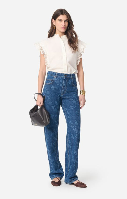 Vanessa Bruno | Crepe Button-Down Blouse - Ecru