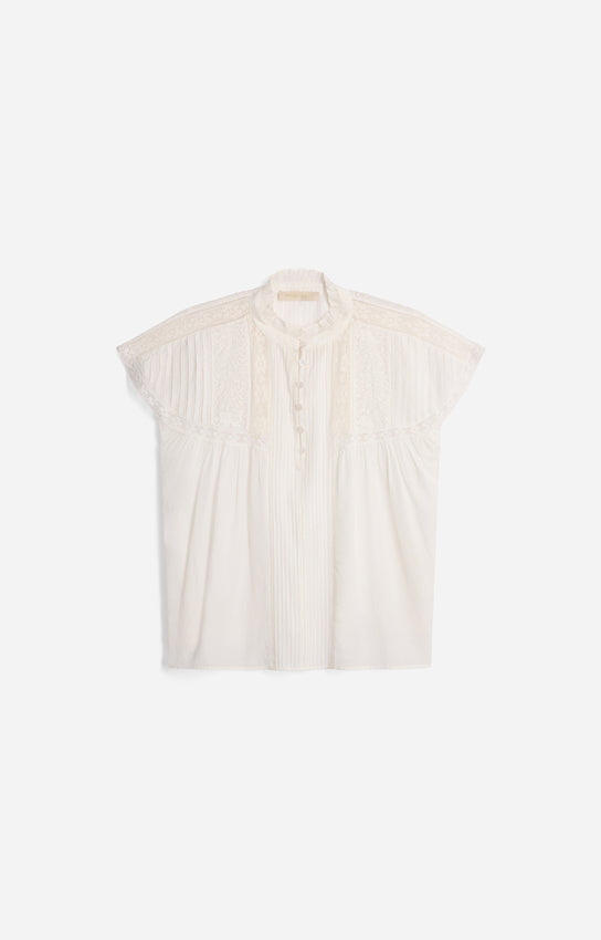 Vanessa Bruno | Button-Down Poplin Blouse - White