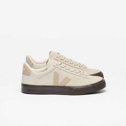 Veja | Campo Bold Sneaker - Almond Suede & Recycled Materials Pierre-Almond-Eagle