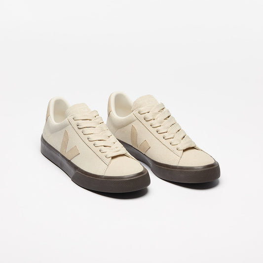 Veja | Campo Bold Sneaker - Almond Suede & Recycled Materials Pierre-Almond-Eagle