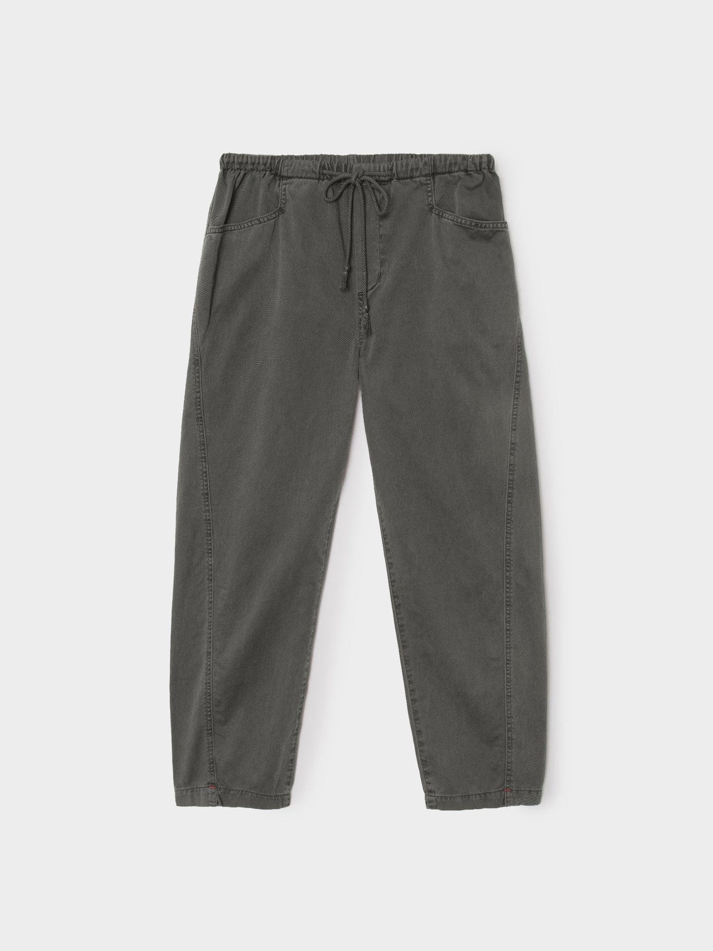 Xirena | Baxter Barrel-Leg Cotton Twill Pants Carbon