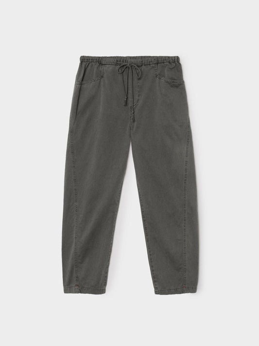 Xirena | Baxter Barrel-Leg Cotton Twill Pants Carbon