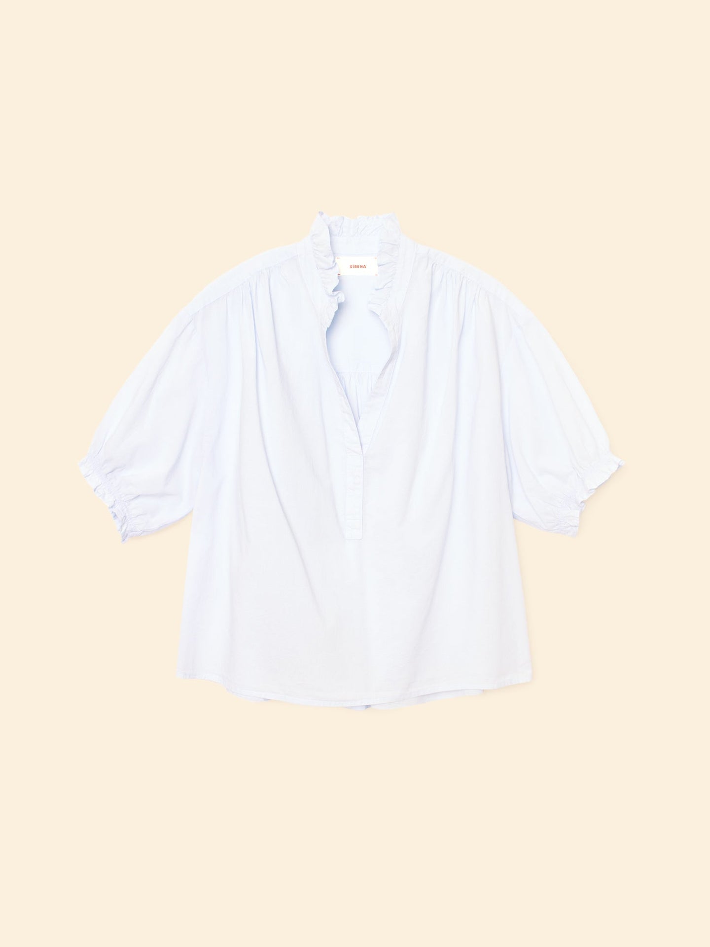 XIRENA | Cam Popover Blouse - Ruffled Cotton