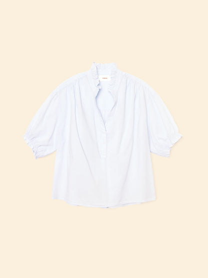 XIRENA | Cam Popover Blouse - Ruffled Cotton