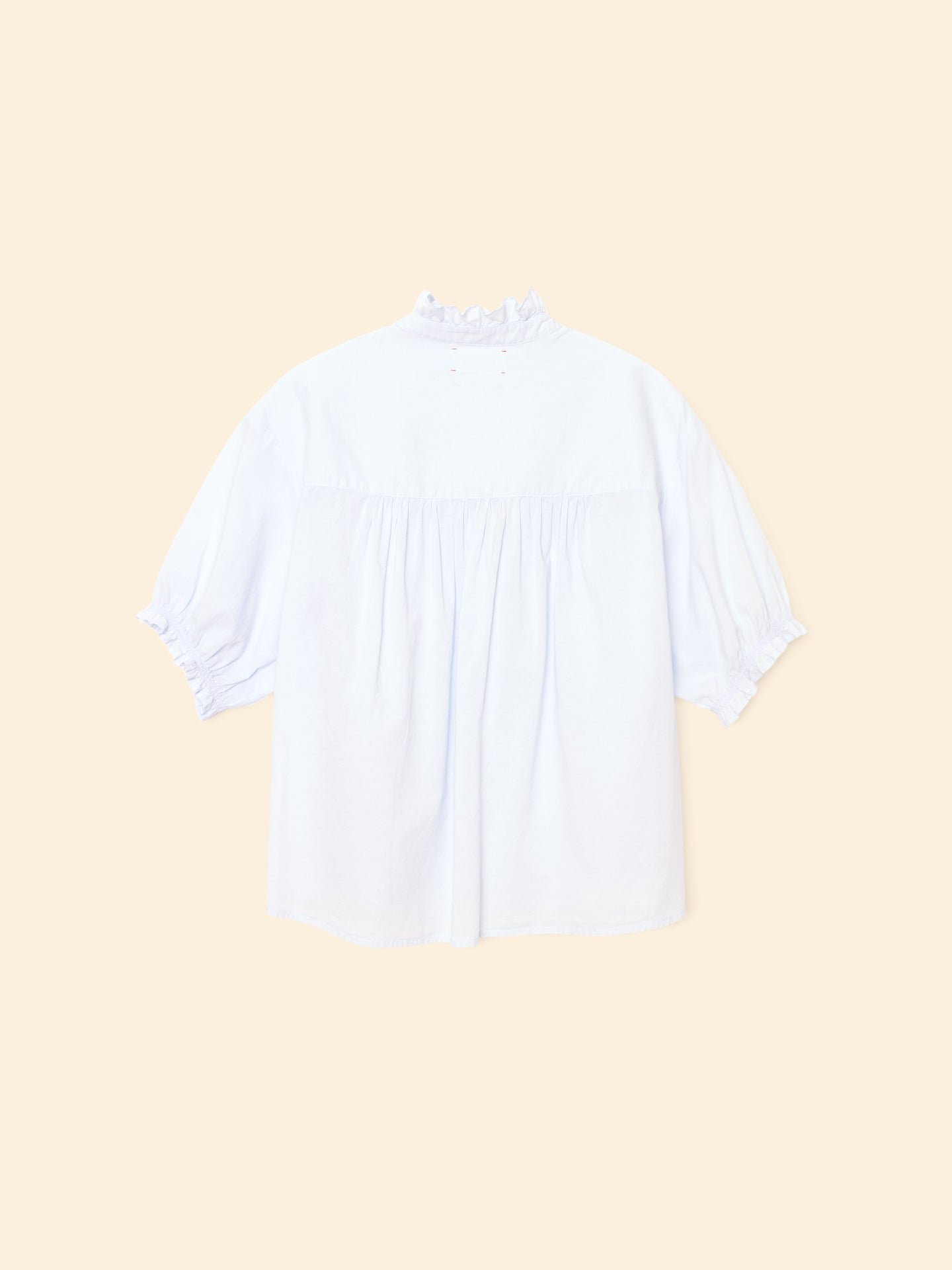 XIRENA | Cam Popover Blouse - Ruffled Cotton