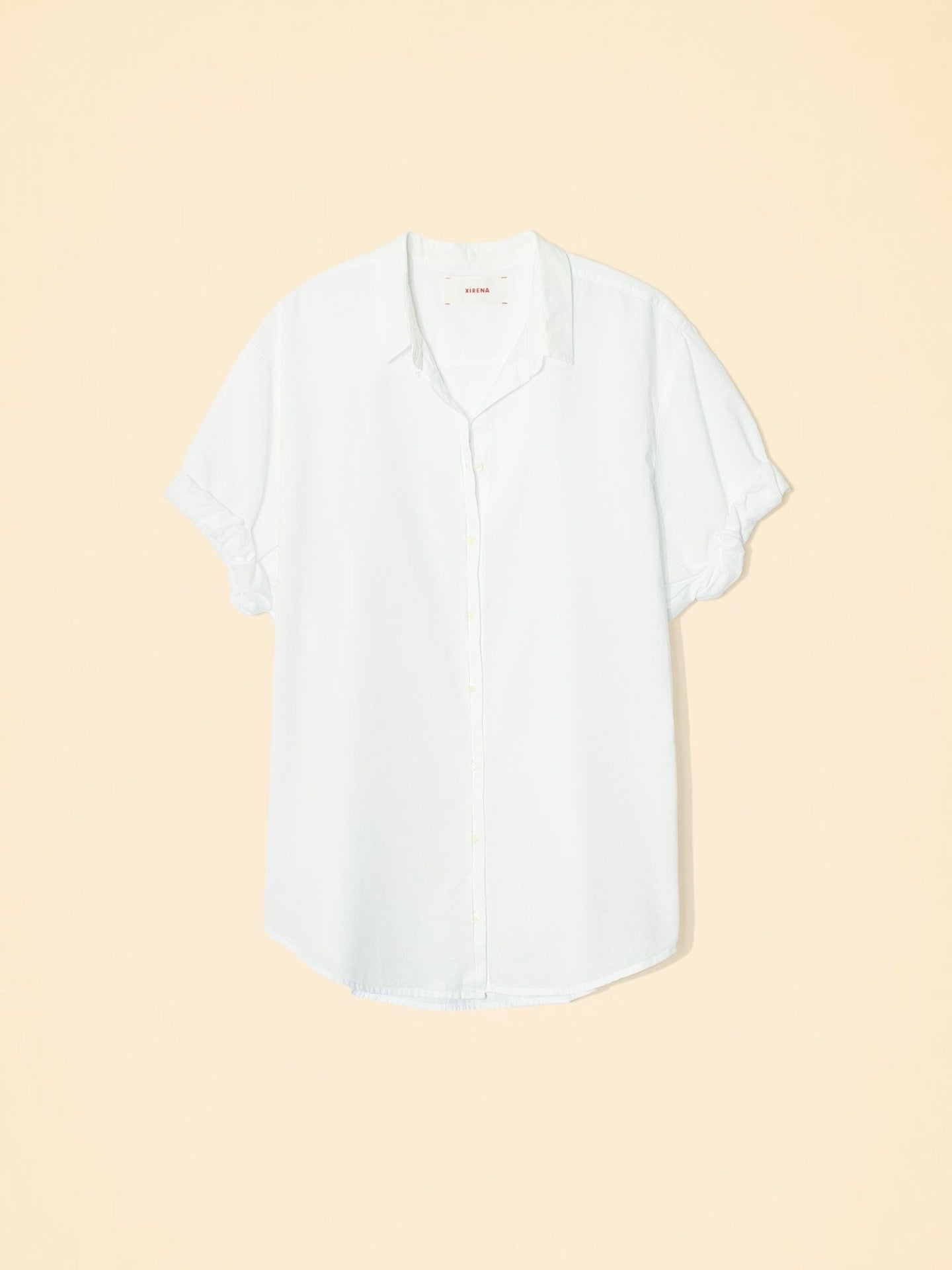 XIRENA | Cam Popover Blouse - Ruffled Cotton Poplin
