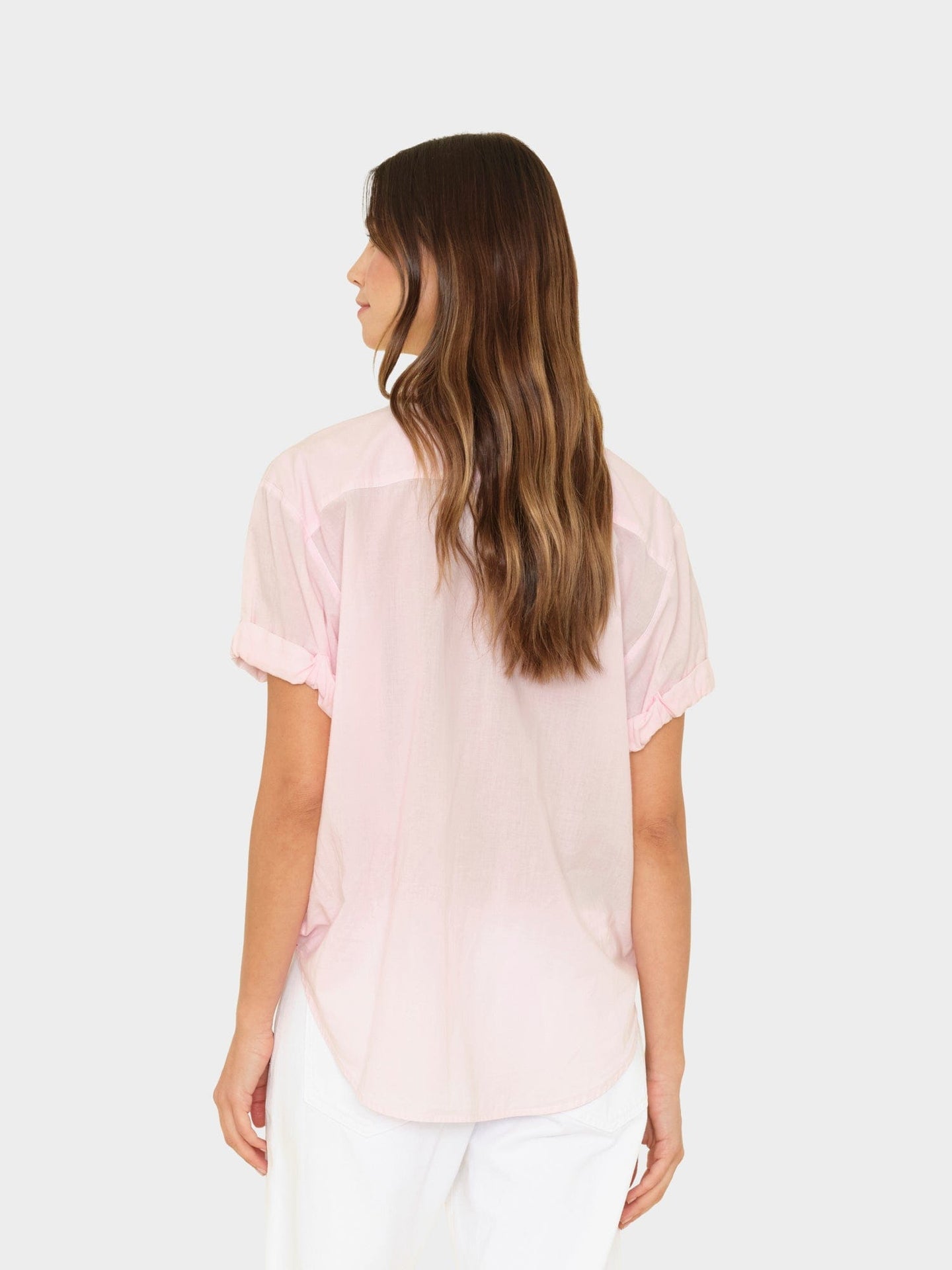 Xirena | Channing Shirt in Pale-Rose Cotton Poplin