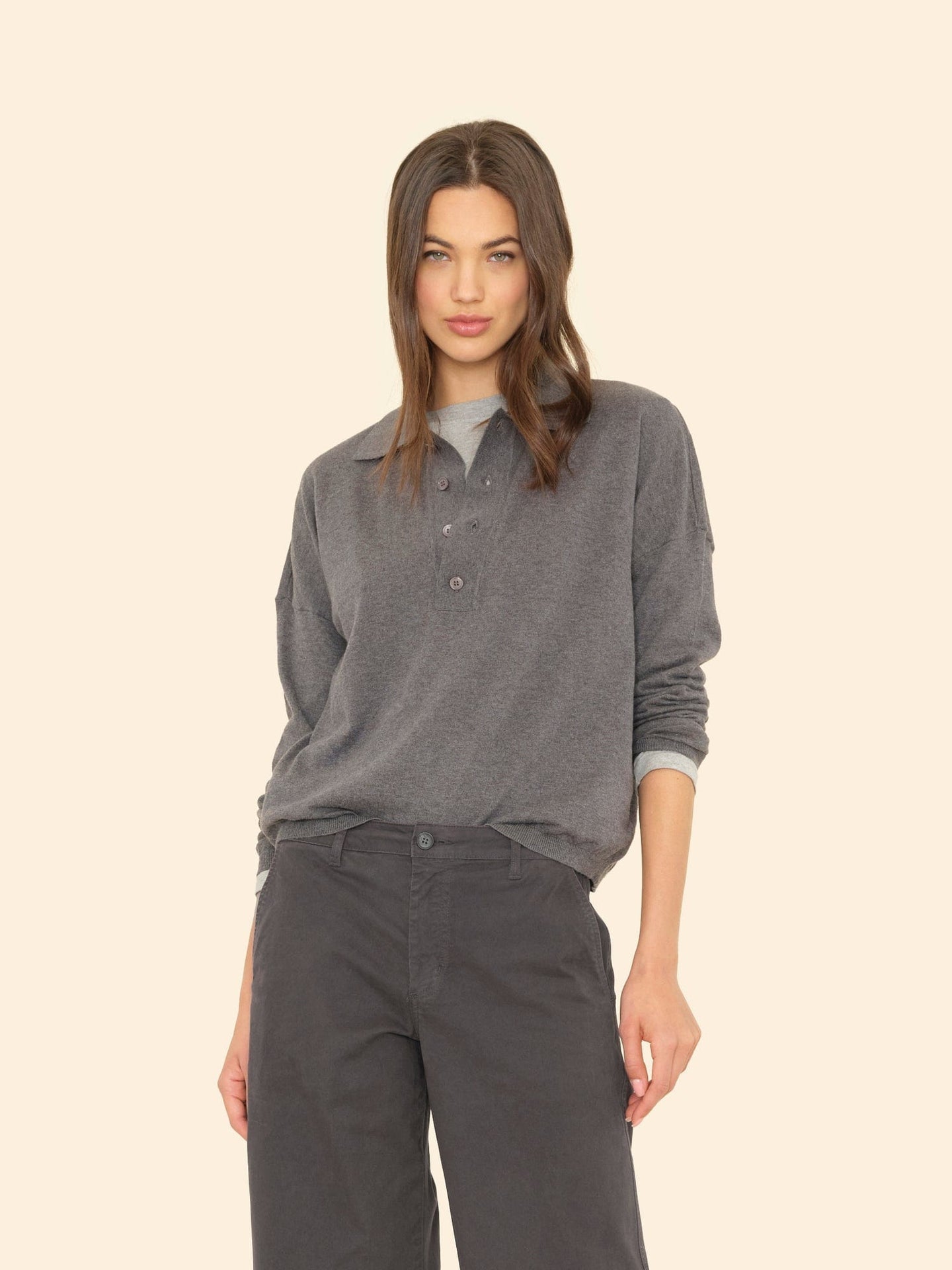 Xirena | Collin Sweatshirt in - Cashmere-Cotton Blend Haze