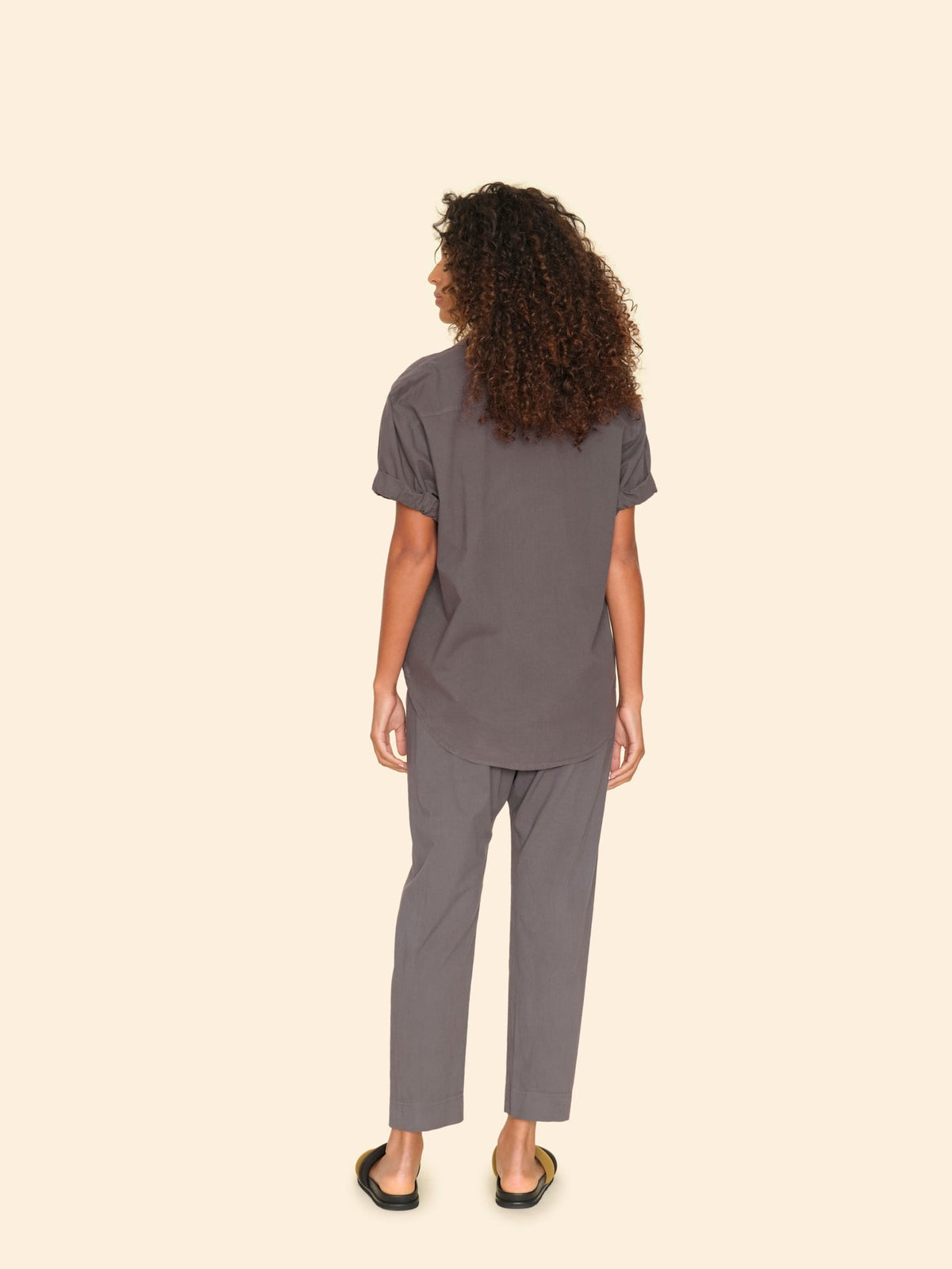 XIRENA | Draper Pant - Ash Cotton Poplin