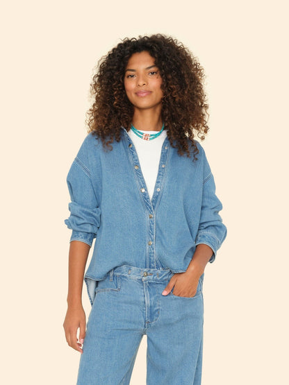 Denim Shirt Gia X5lid001 Pacific