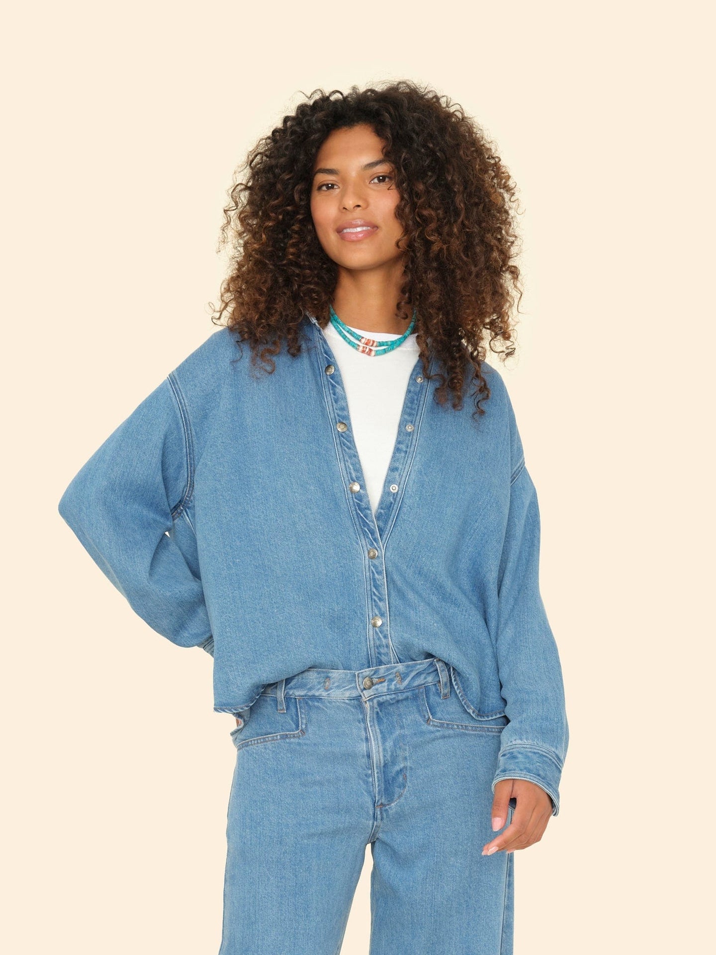Denim Shirt Gia X5lid001 Pacific