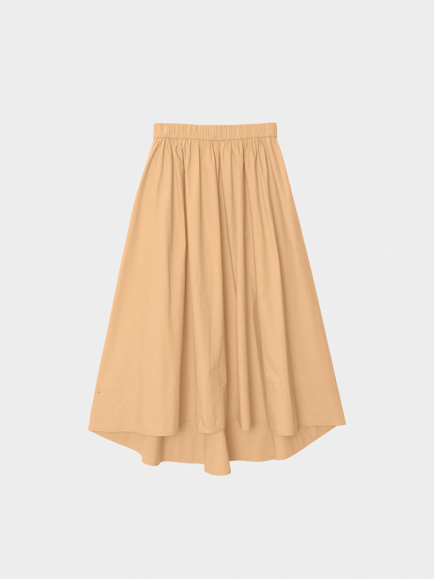 Xirena | Gwynn Pleated Skirt - High-Low Hem Paper Poplin Twig