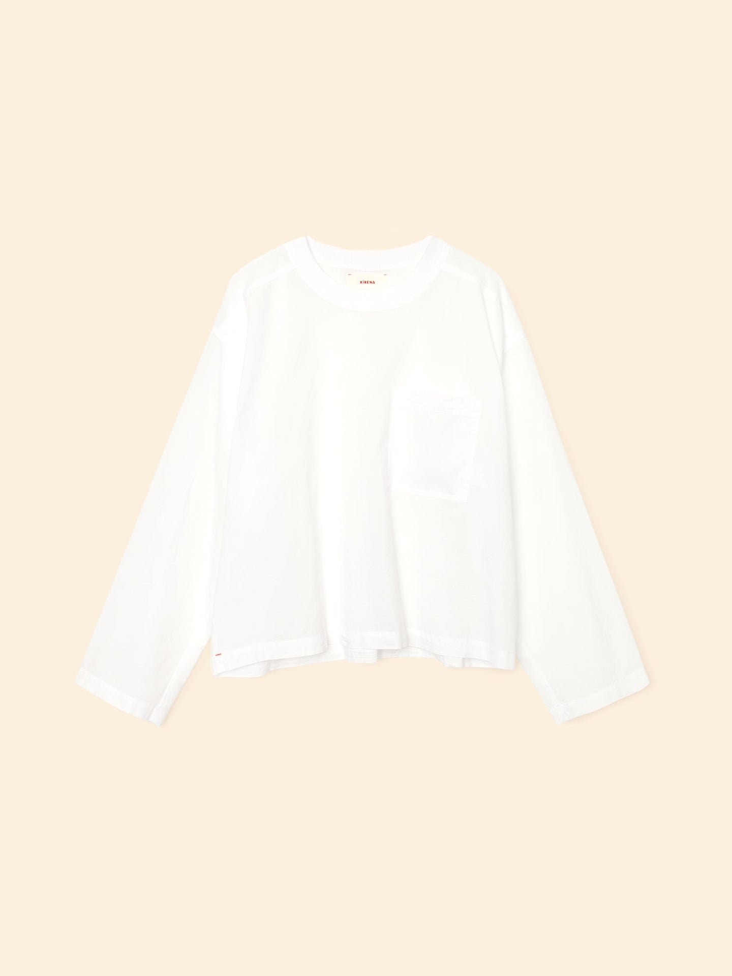 XIRENA | Jordana Top - Raglan Popover in White Cotton Poplin