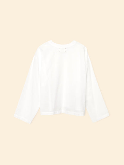XIRENA | Jordana Top - Raglan Popover in White Cotton Poplin