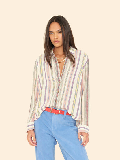 Xirena | Marcel Stripe Shirt - Tropez-Stripe