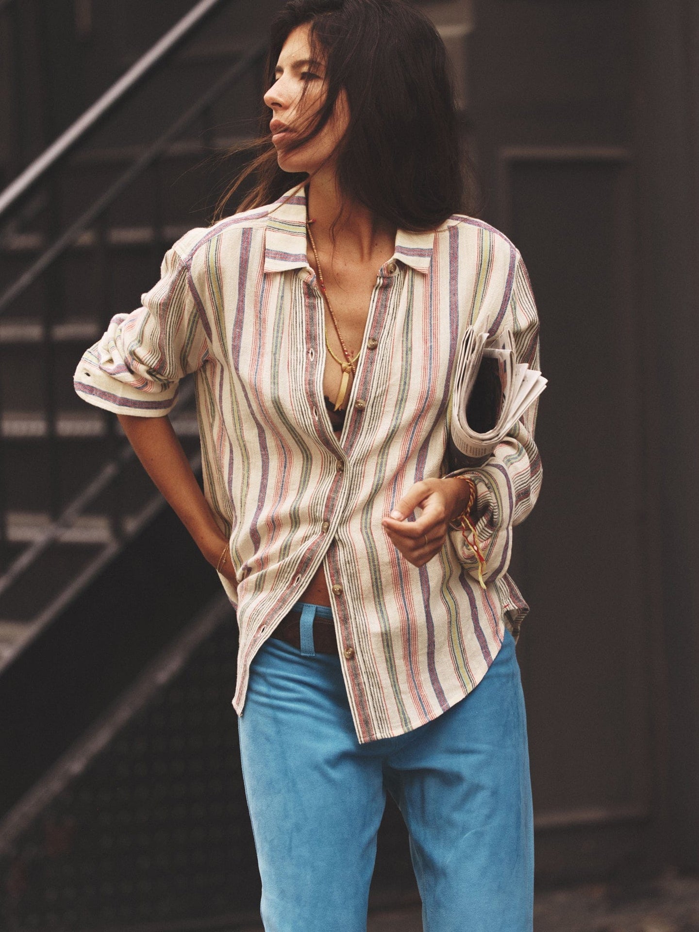 Xirena | Marcel Stripe Shirt - Tropez-Stripe