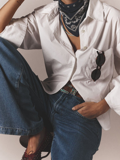 Xirena | Monroe Shirt - Relaxed Cotton Button-Down in White