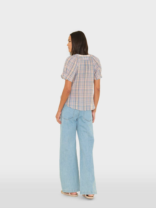 Xirena | Nixon Jeans - High-Rise Wide-Leg Lyocell Denim Blue-Cloud