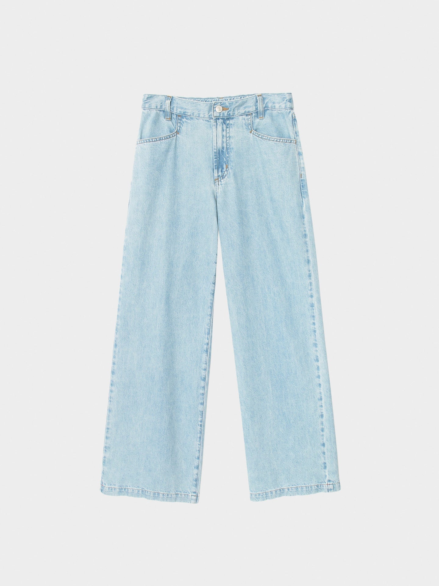 Xirena | Nixon Jeans - High-Rise Wide-Leg Lyocell Denim Blue-Cloud