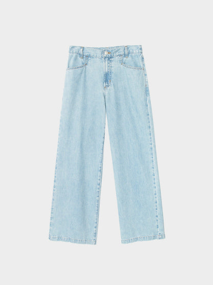 Xirena | Nixon Jeans - High-Rise Wide-Leg Lyocell Denim Blue-Cloud