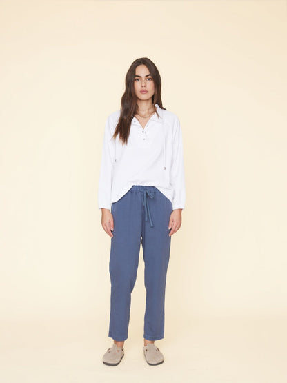 Pants Rex Pant Washed-Bleu