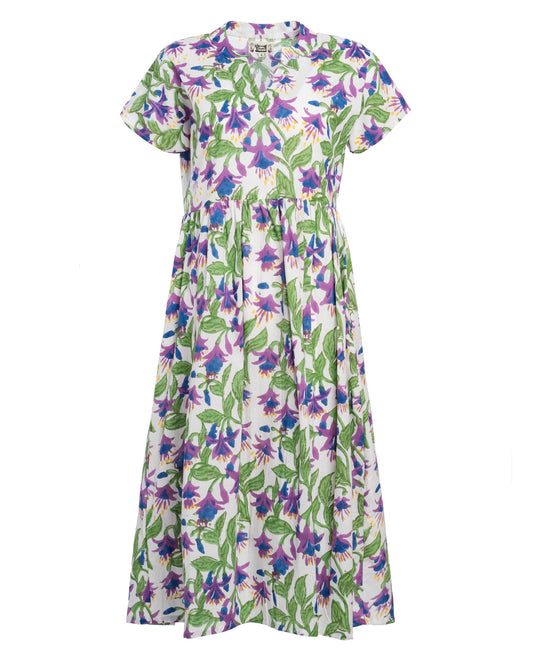 Women's Dress 100 Percent Cotton Poplin - Mint Leaf Chloe
