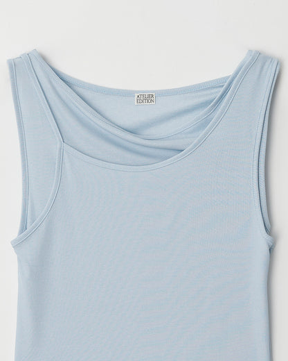 Atelier Edition | Layered Blouse in Light-Blue AEROCool