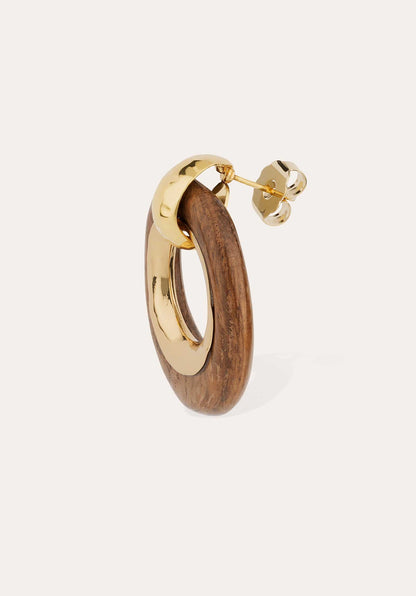 Earring Aselva Pm O W 607-brown