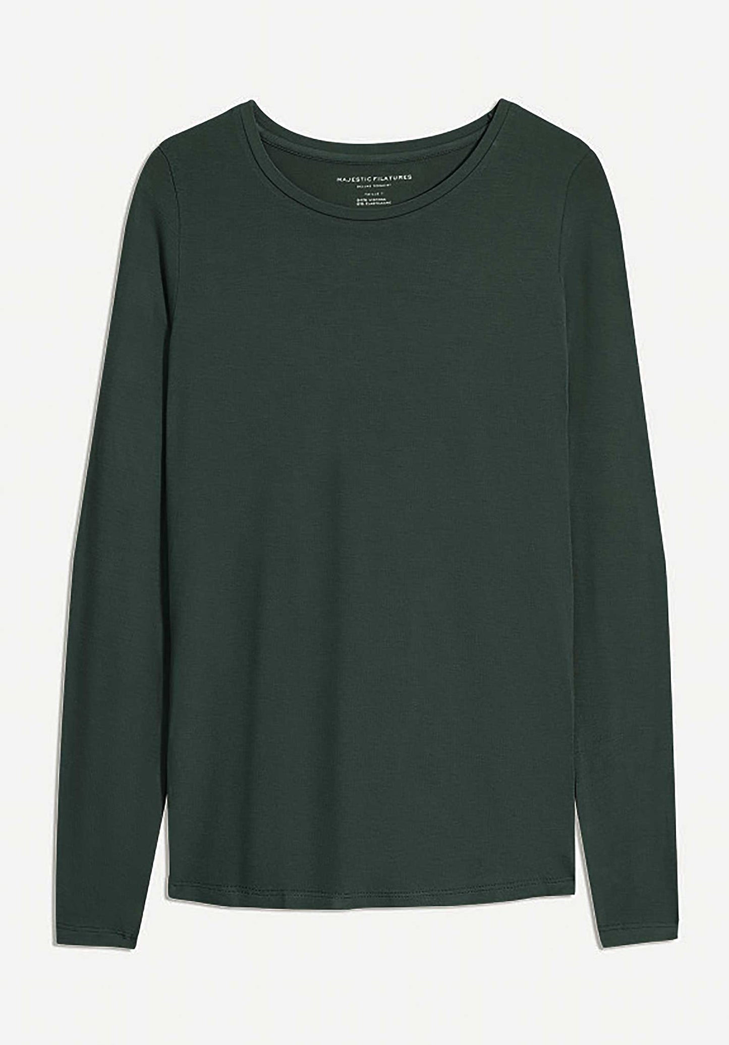 Majestic | Long-Sleeve Tee in - Cotton Cashmere Forest