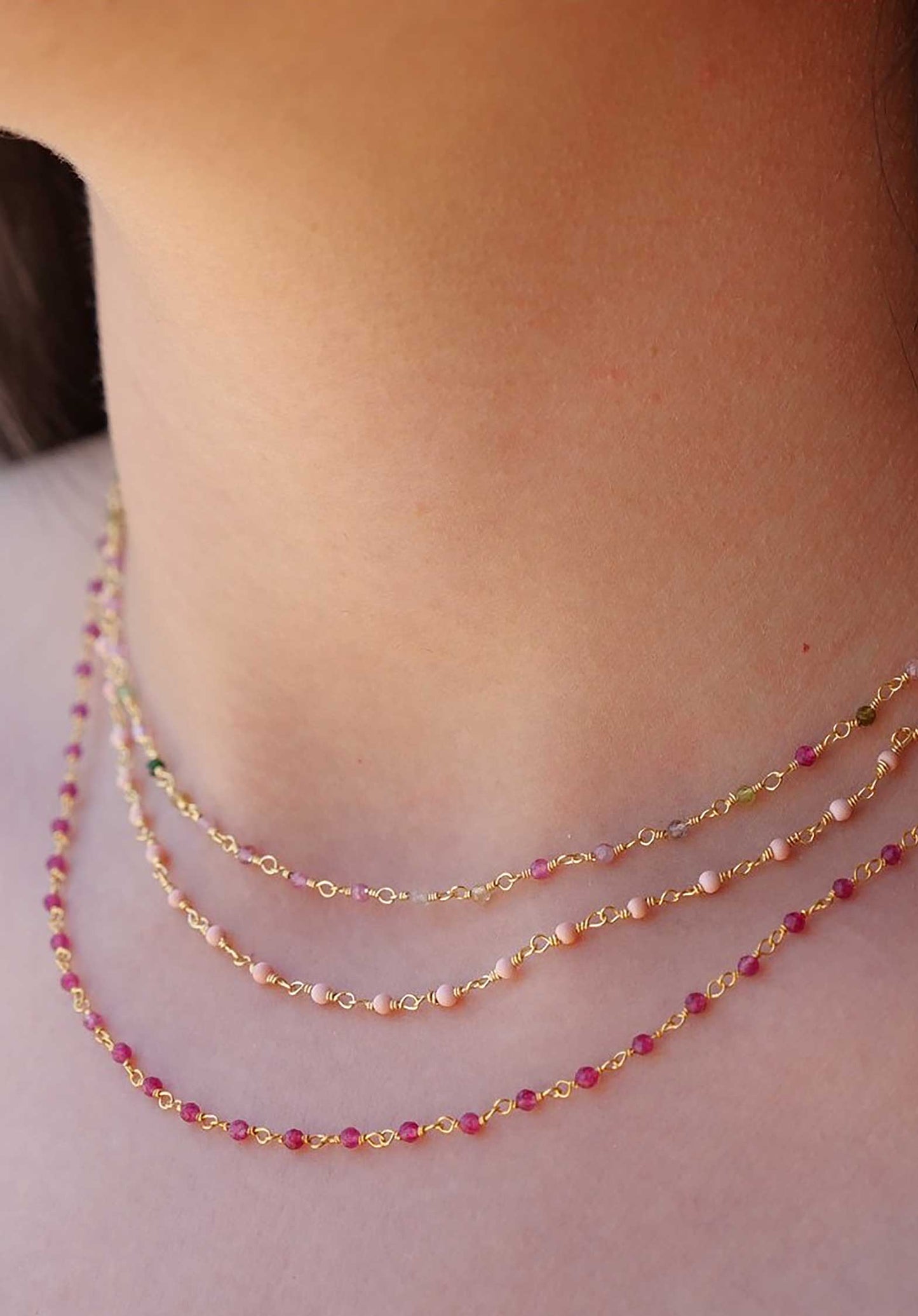 Necklace  Cifr Framboise