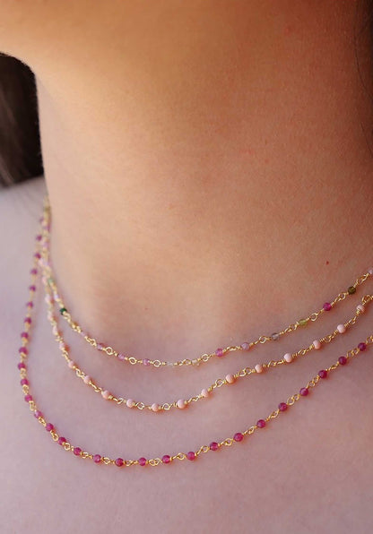 Necklace  Cifr Framboise