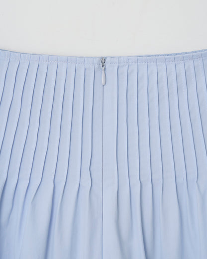 Atelier Edition | Stitch Co Asymmetric Midi Skirt - Light Blue