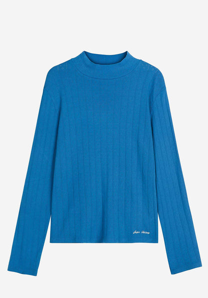 Turtleneck Jersey 225ad011 Blue