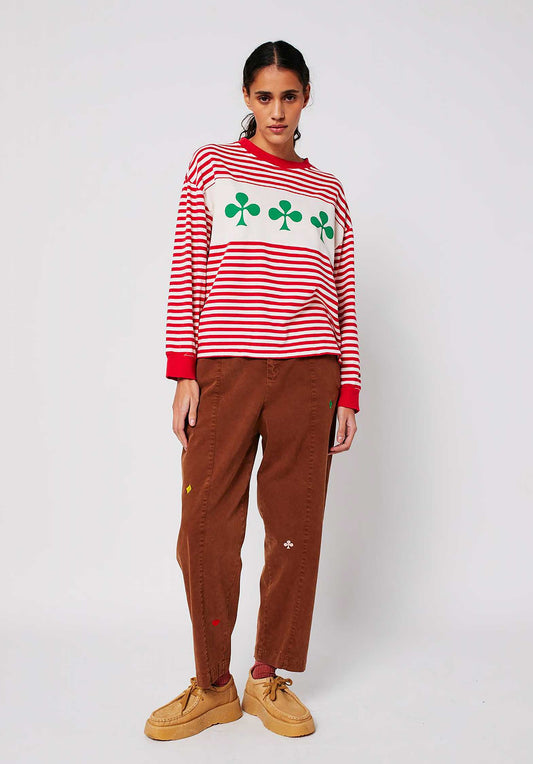 Tshirt Shamrock Kn 225ad013 Red
