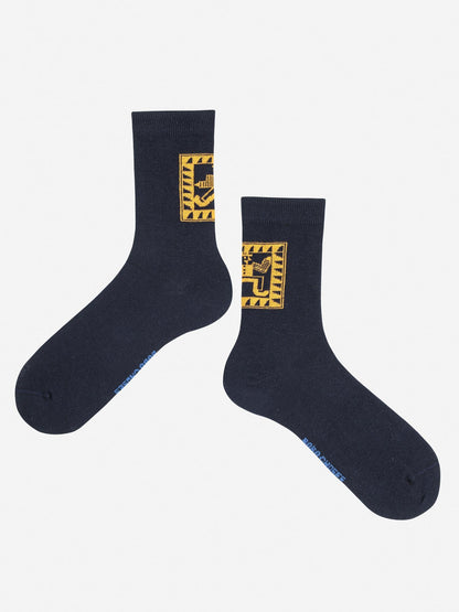 Socks Mr Pencil Sh 225ak022 Navy-Blue