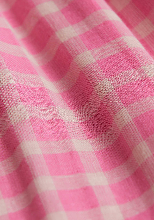 Skirt Wj14 Carreaux Fe Skir Rose-13