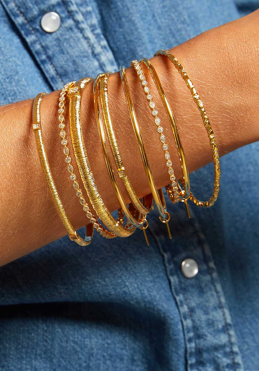 Bangle Lovely Twilight Br-312.60g Gold