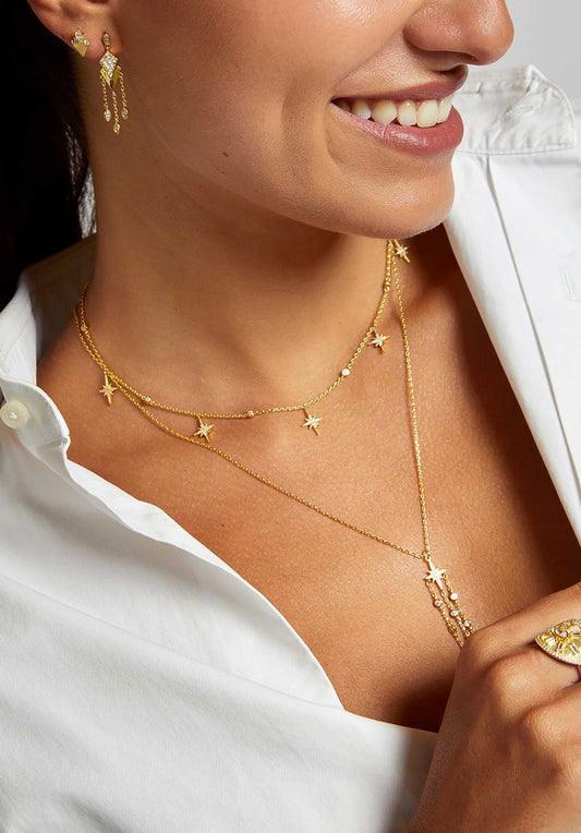 Necklace Constellation Co-231g Gold