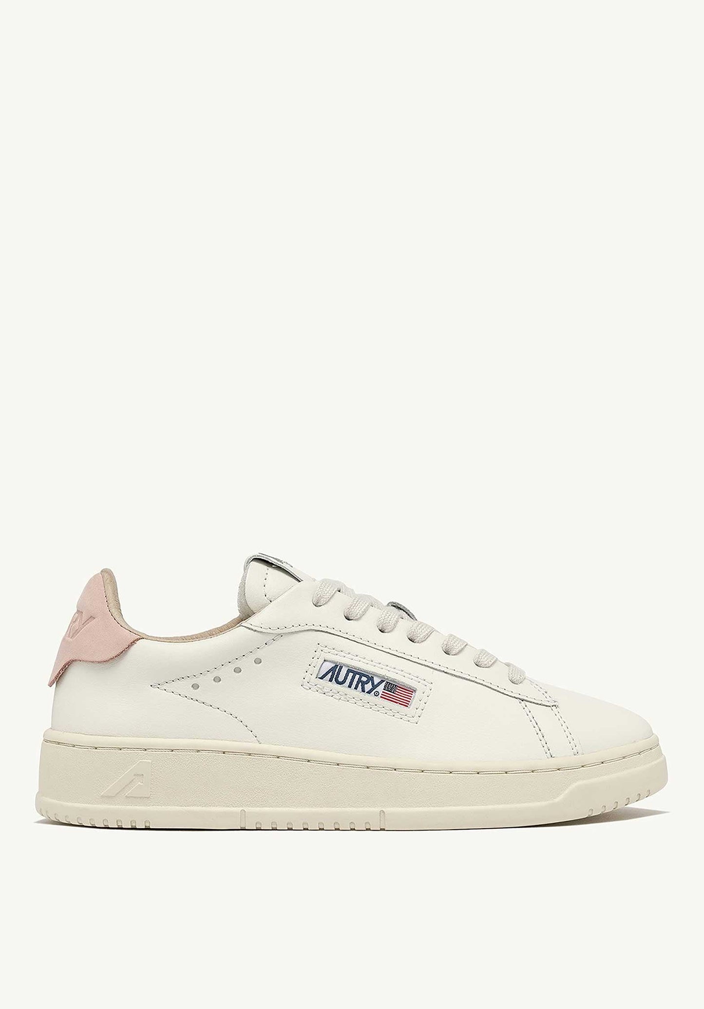 Autry | Medalist Low LL Sneaker - Suede & Leather White-Pink