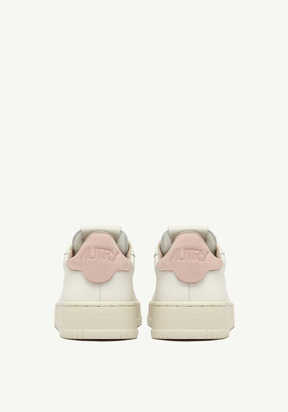 Autry | Medalist Low LL Sneaker - Suede & Leather White-Pink